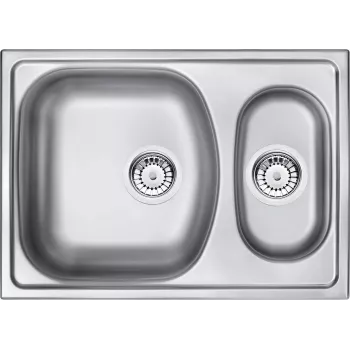 DEANTE ZEX 3503 Chiuvetă din granit compozit cu 1,5 cuve, negru onix