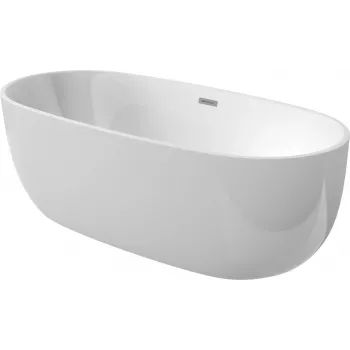 Cadă de baie ovală din acril DEANTE cu picioare - 150 cm