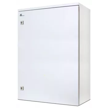 Dulap rack de perete Getfort HGF12-54E-WSG Hermetic 19 inch 12U IP54 550x410mm, gri deschis
