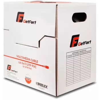 GETFORT Cablu de rețea Premium Cat.5e U/UTP PVC 500m gri