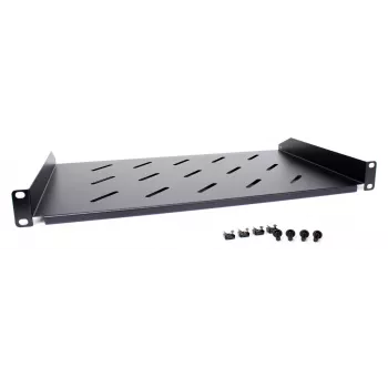 Getfort Raft rack universal 19 inch 1U 270mm negru