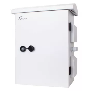 Carcasă Getfort etanșă pentru stâlp 300x200x400 mm IP65 ABS gri deschis