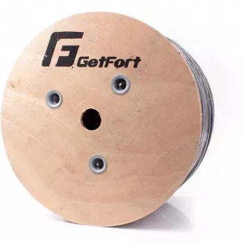 Cablu de rețea GETFORT CAT.6 U/UTP exterior rezistent la UV autoportant uscat 305m