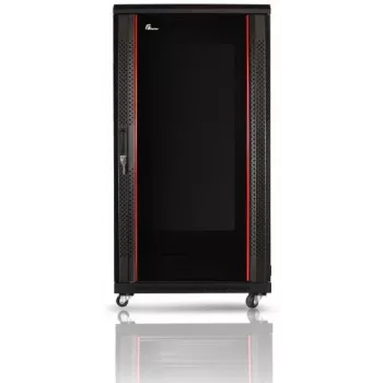 Dulap rack pe picioare GETFORT 19 inch CALI 24U 600x600 negru