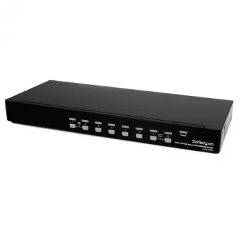 StarTech.com Switch KVM DVI USB 8 porturi 1U - Switch DVI-I / USB-B cu 8 căi pentru montare în rack