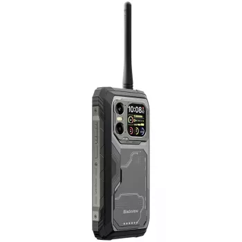 Blackview XPLORE 1 stație radio walkie-talkie 22km 5G telefon robust 6,78 inch FHD 2460x1080 120Hz + 2,01 inch 296x240 12+256GB MTK Dimensity 7050 octa-core 2,4Ghz cameră 50+64MP+20MP Night Vision 20000mAh NFC Gorilla Glass 5 Android 15 MIL-STD negru
