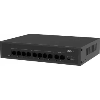 Imou SF110P Switch cu 10 porturi 8x PoE 2x uplink