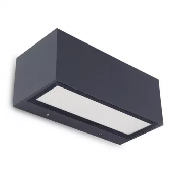 Lampă de perete/tavan LED LAMP 1891M 20W IP54 gri închis pentru montaj aparent
