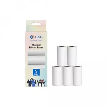 Hârtie termică G&G 5 role 57 x 30 mm lungime 6,6 m (21690)