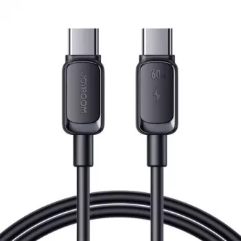 Cablu de încărcare rapidă USB-C la USB-C Joyroom S-CC100A141B 120cm 60W 5A negru