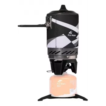 Sistem de gătit în aer liber FIREMAPLE FMS-X2-Black integrat
