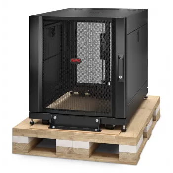 APC NetShelter SX 12U Carcasă rack server 600mm x 900mm cu panouri laterale Negru Shock Packaging