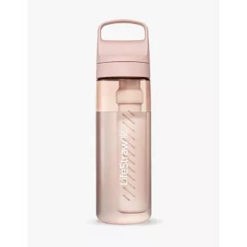 Sticlă de apă cu filtru LifeStraw Go 2.0 22 oz (650 ml) - roz floare de cireș