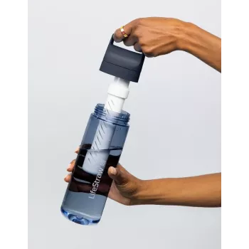 Sticlă de apă cu filtru LifeStraw Go 2.0 22 oz (650 ml) - roz floare de cireș
