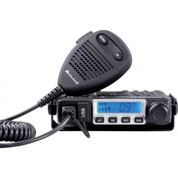 Midland M-Mini Stație radio CB mobilă AM/FM Multi USB