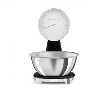 SMEG Cântar de bucătărie analogic și digital negru KSF01BLWW