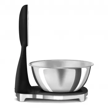 SMEG Cântar de bucătărie analogic și digital negru KSF01BLWW