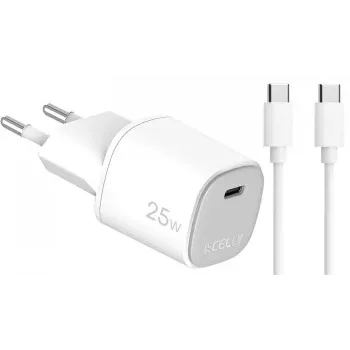 CELLY UP TC 1 USB-C 25W + cablu C la C