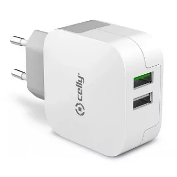 Încărcător de călătorie CELLY Turbo 2USB 3.4A