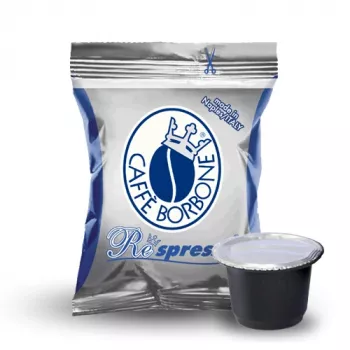 Caffè Borbone Respresso Miscela Blu 100 capsule pentru Nespresso, 5 g fiecare