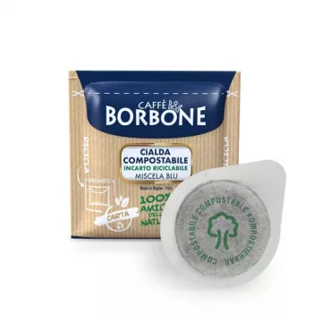 Pastile de cafea Caffè Borbone Miscela Blu 44mm ESE, pachet de 100 (7,2 g fiecare)