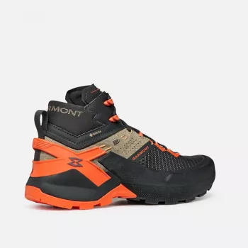 Pantofi de abordare Garmont 9.81 Onyx Mid GTX - Raven Black/Pale Beige, EU 44