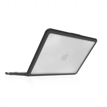 STM Dux Ultra husă pentru Apple MacBook Neo, negru/transparent