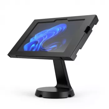 Carcasă COMPULOCKS Surface Go 1-4 Gen Apex cu suport de tejghea Mast, neagră