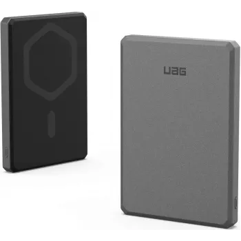 Urban Armor Gear UAG Ultra Slim powerbank robust magnetic încărcător wireless 5000 mAh 20W negru