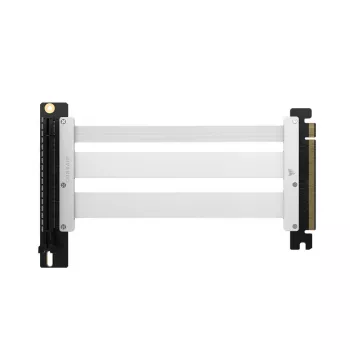 Corsair Premium cablu riser PCIe 5.0, 175 mm, interfață x16 - alb