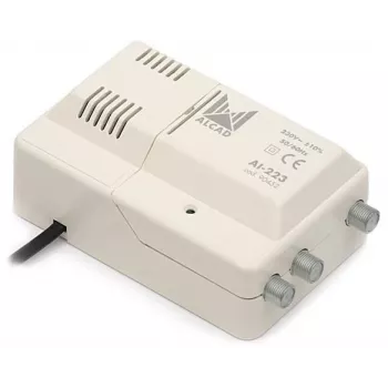 Alcad AL-223 VHF-UHF Broadband Amplifier 1 Input 2 Output
