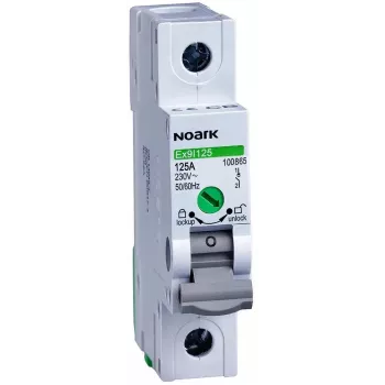 NOARK Ex9I125 1P 63A Isolating Switch, 1 Module, 63A, 1 Pole