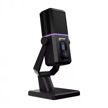 Microfon gaming Rampage Cyclone RGB USB-C negru