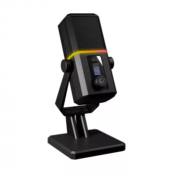 Microfon gaming Rampage Cyclone RGB USB-C negru