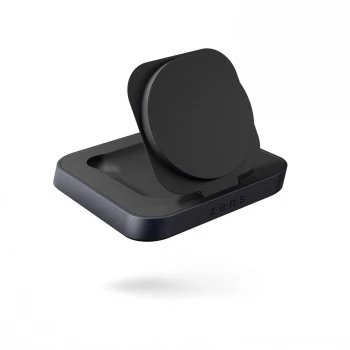 Stație de încărcare wireless ZENS Magnetic Nightstand Charger 20W pentru iPhone și AirPods (negru)