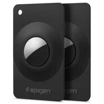 Spigen AirFit 2 2-Pack Apple AirTag 1/2 negru
