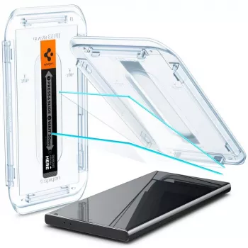 Spigen Glas.tR EZ Fit folie de protecție ecran din sticlă securizată pentru Samsung Galaxy S24 Ultra - 2 bucăți