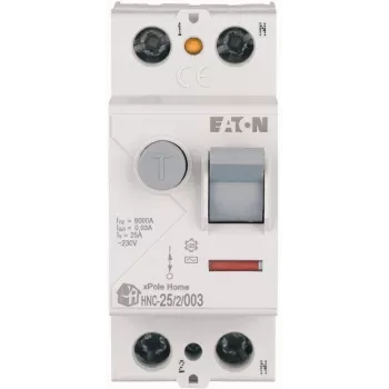 EATON PFL6 Întrerupător diferențial 25A 2P 30mA AC 6kA