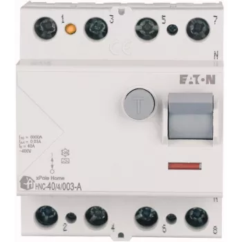EATON HNC-40/4/003-A 40A 4P 30mA Tip A Întrerupător diferențial 6kA