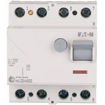 EATON Întrerupător diferențial 25A 4P 4M 30mA AC 6kA