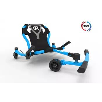 Jucărie de călărit EzyRoller Spinner X albastru, 360° drift, pentru copii 4-12 ani