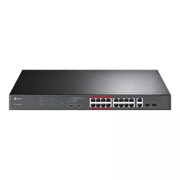 Switch TP-Link TL-SL1218MP cu 18 porturi Gigabit neadministrat PoE+ (16 porturi PoE+, buget 192W)