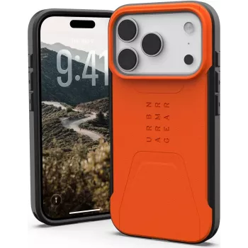UAG Civilian MagSafe Case for iPhone 17 Pro, Orange
