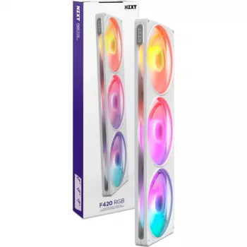 NZXT F420 RGB Cooler lichid (Alb, 420 mm)