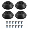 SUNNYLIFE 4x Capace de protecție pentru motoare pentru drona DJI Avata 2 - Silicon rezistent la praf și zgârieturi anti-coliziune - Negru