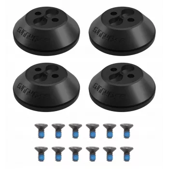 SUNNYLIFE 4x Capace de protecție pentru motoare pentru drona DJI Avata 2 - Silicon rezistent la praf și zgârieturi anti-coliziune - Negru