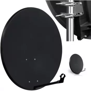 Antenă satelit offset CORAB COR-800SAE-C 80 cm, antracit