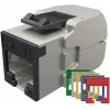 Modul keystone SOLARIX Cat.6 STP RJ45 fără instrumente - metalic