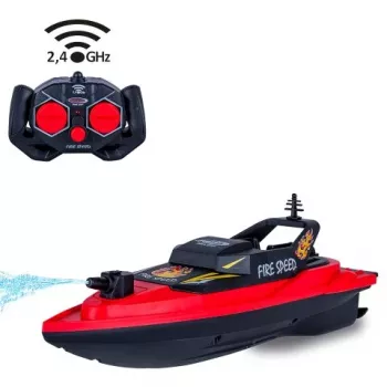Barcă de pompieri RC JAMARA Fire Speed 2,4 GHz cu funcție de jet de apă
