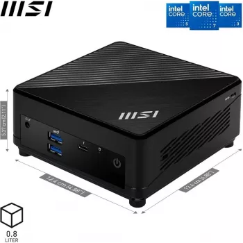 Mini PC MSI Cubi 5 1MA-660AT - Intel Core 5 120U, 16 GB RAM, 500 GB SSD, Windows 11 Home, negru